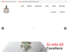 Tablet Screenshot of lasostadelcavaliere.com
